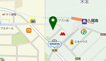 DAISO 八尾南店の地図画像