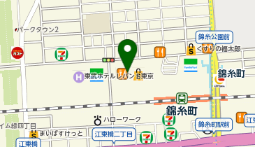 THREEPPY アルカキット錦糸町店の地図画像