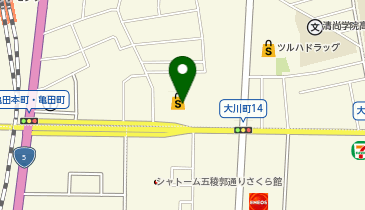 DAISO 函館亀田本町店の地図画像