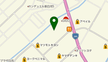 DAISO メガステージ白河店の地図画像