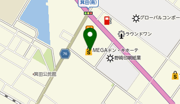 DAISO MEGAドン・キホーテ北鴻巣店の地図画像