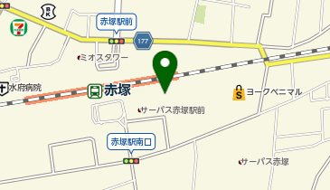 DAISO ヨークタウン水戸赤塚店の地図画像