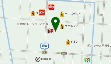 DAISO 新潟白根店の地図画像