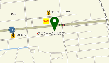 DAISO いわき西郷店の地図画像