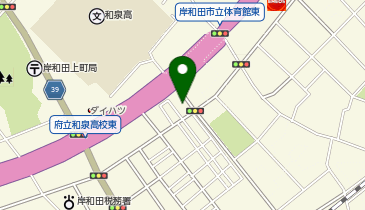 DAISO ミラモール東岸和田駅前店の地図画像