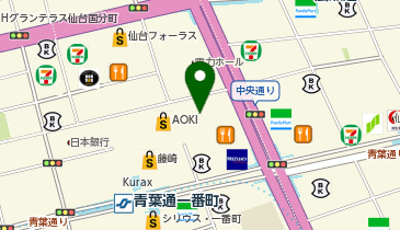 DAISO 仙台マーブルロード店の地図画像