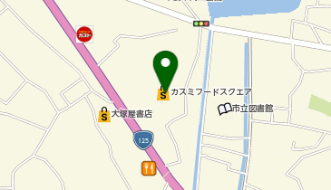 DAISO カスミ下妻店の地図画像