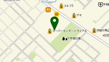 DAISO トライアル手稲店の地図画像
