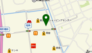 ザ・ダイソー DAISO 新津程島SC店の地図画像