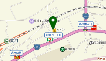 DAISO イオン大月店の地図画像