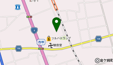 DAISO スーパーアークス金ケ崎店の地図画像