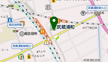 DAISO ライブタワー武蔵浦和店の地図画像