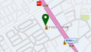DAISO アクロスプラザ三芳店の地図画像