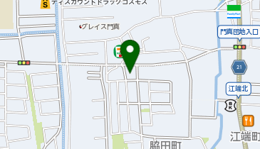 DAISO かどま脇田店の地図画像