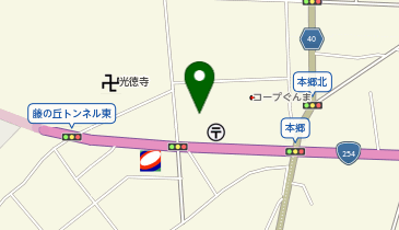 DAISO コープ藤岡店の地図画像