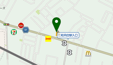 DAISO マルエツ二和向台店の地図画像