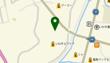 DAISO いわきエブリア店の地図画像