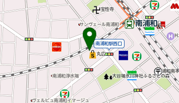 DAISO まるひろ南浦和店の地図画像