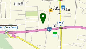 DAISO アルビス富山大広田店の地図画像