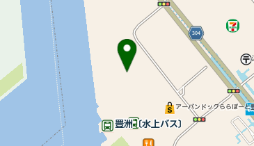 DAISO ららぽーと豊洲店の地図画像