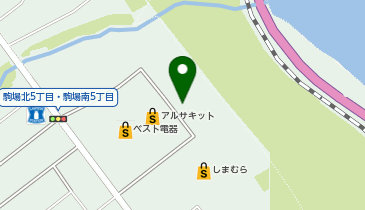 DAISO 網走駒場ST店の地図画像