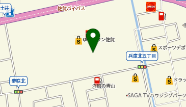 DAISO ゆめタウン佐賀店の地図画像