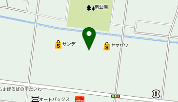 DAISO ヤマザワ吉岡SC店の地図画像