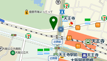 DAISO 天王寺アベチカ店の地図画像