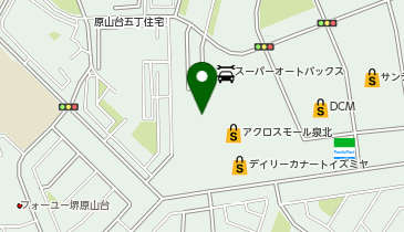 DAISO アクロスモール泉北店の地図画像