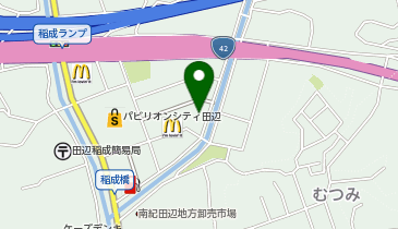 DAISO オークワ田辺店の地図画像