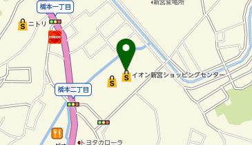 DAISO イオン新宮店の地図画像