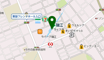 DAISO ライフ瑞江店の地図画像