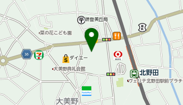 DAISO ベルヒル北野田店の地図画像