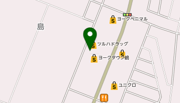 DAISO ヨークタウン嶋店の地図画像