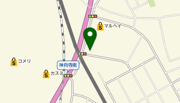 DAISO マルヘイ鹿嶋宮津台店の地図画像