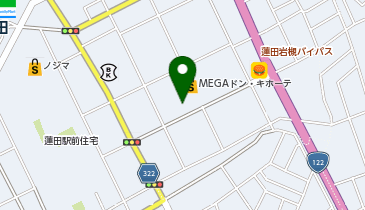 DAISO MEGAドンキホーテ蓮田店の地図画像