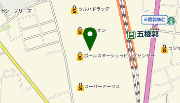 DAISO ポールスター函館港町店の地図画像
