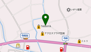 DAISO アクロスプラザ笠間店の地図画像