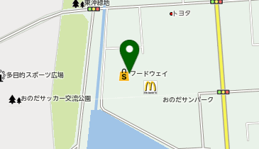 DAISO おのだサンパーク店の地図画像