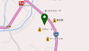 DAISO リオンドール船引店の地図画像