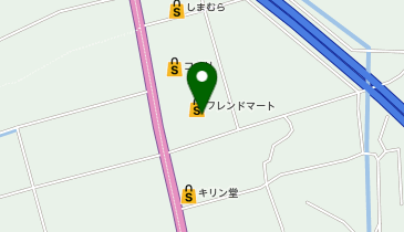 DAISO フレンドマート湖北店の地図画像