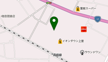 DAISO イオンタウン上里店の地図画像