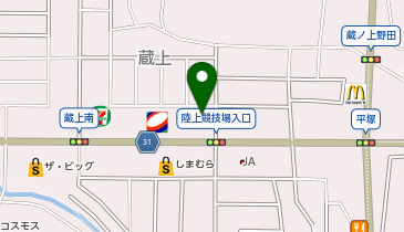 DAISO 鳥栖蔵上店の地図画像