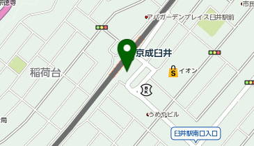DAISO 京成臼井駅ビルViM店の地図画像