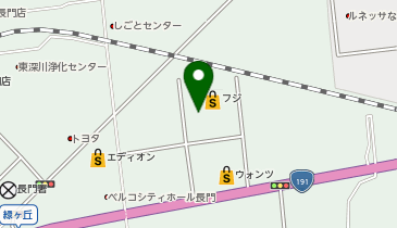 DAISO フジ長門店の地図画像