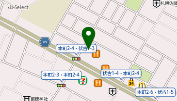 DAISO 札幌伏古環状通店の地図画像