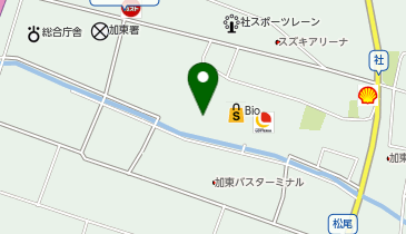 DAISO やしろショッピングパークビオ店の地図画像