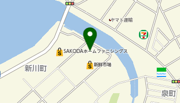 DAISO 大分新川店の地図画像