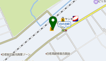 DAISO コープさっぽろパセオしらおい店の地図画像