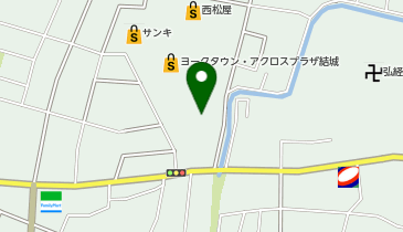 DAISO ヨークタウン結城店の地図画像